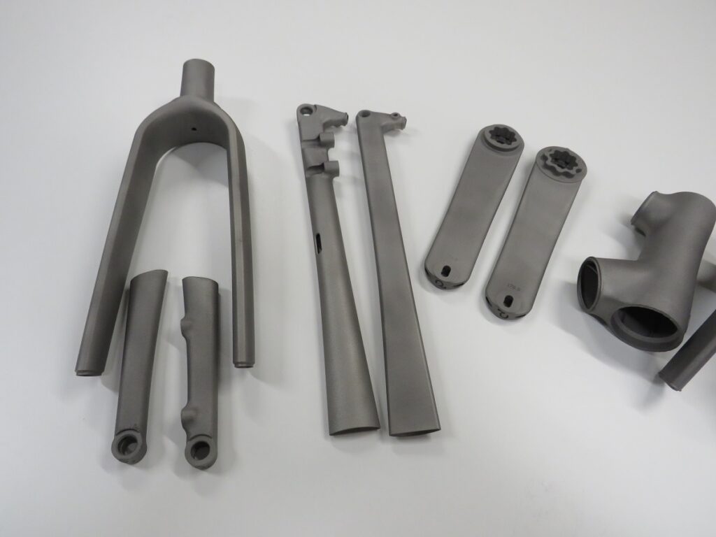 Bespoke 3D-printed bicycle components for Sturdy's Cilla bike