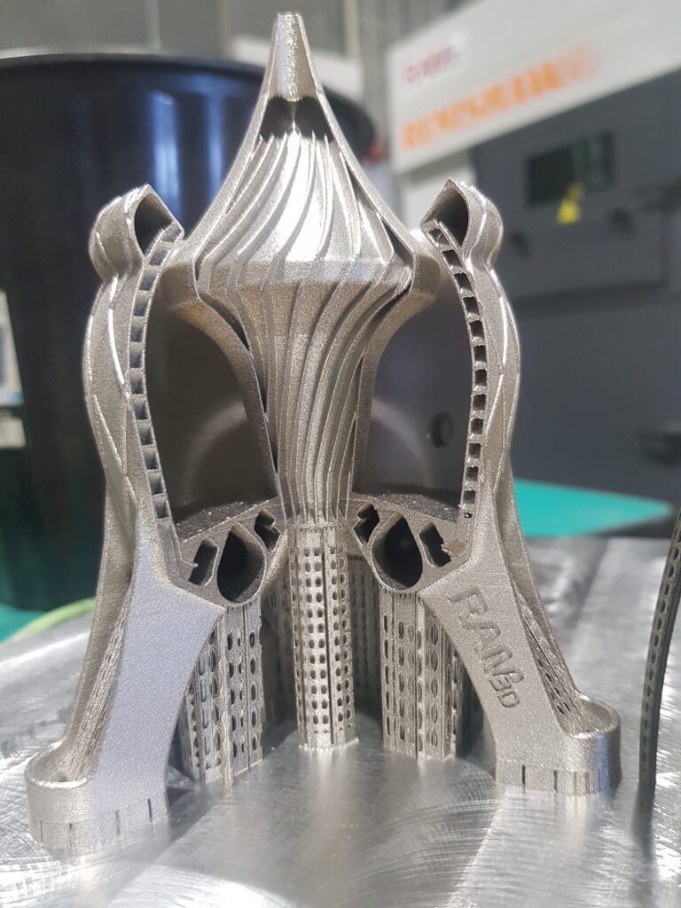 3D printing highlights the core technology offer by RAM3D with this aerospike design